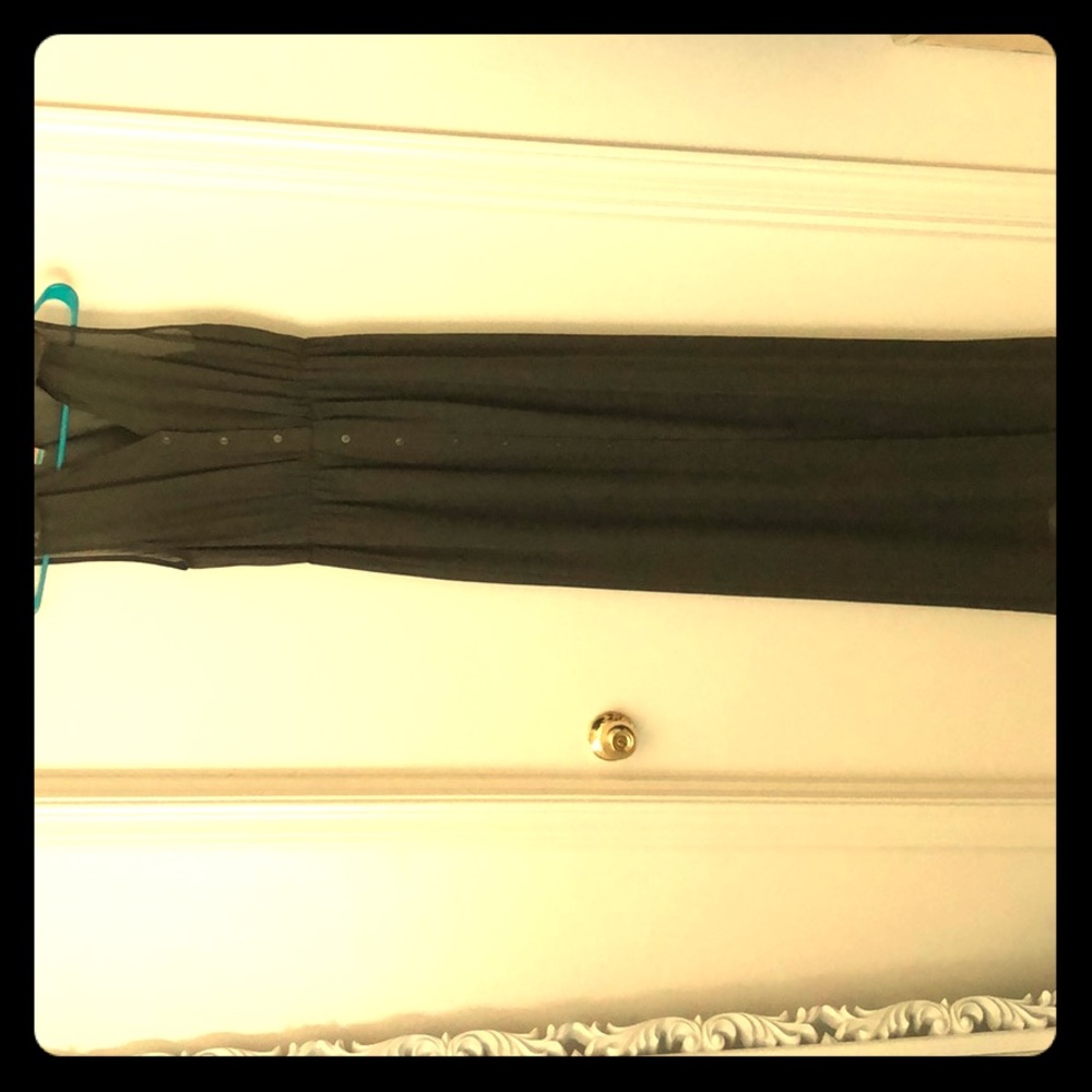 Army green button maxi dress